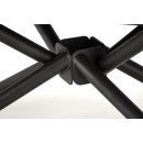 Стол обеденный HALMAR VITORINO черный мрамор/черный 160-220/90